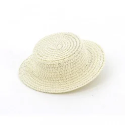 Chapeau de paille pour poupée de 39 à 48 cm<Petitcollin Fashion