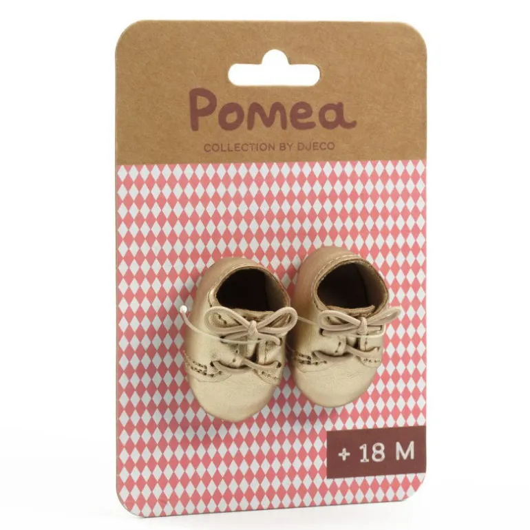 Chaussures dorées pour poupée POMEA de 7887<Djeco Store