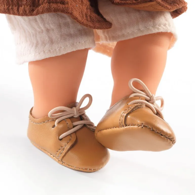 Chaussures marron pour poupée POMEA de 7888<Djeco New