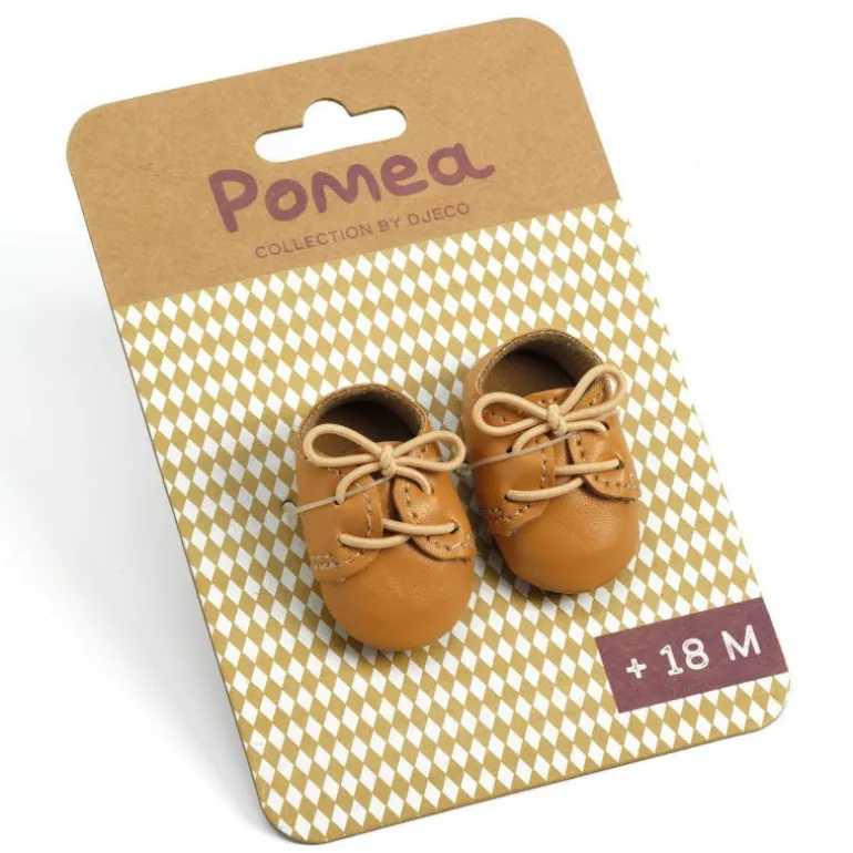 Chaussures marron pour poupée POMEA de 7888<Djeco New