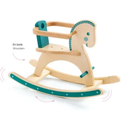 Cheval à bascule pour poupée POMEA de 7799<Djeco Best