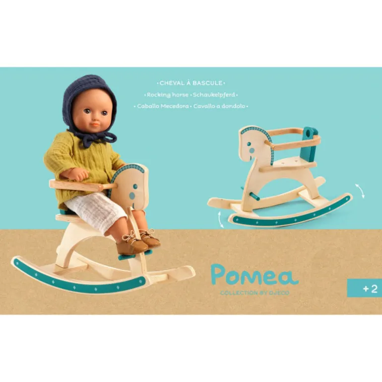 Cheval à bascule pour poupée POMEA de 7799<Djeco Best
