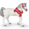 Cheval arabe blanc en tenue de parade, 51568<Papo Best Sale
