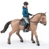Cheval de promenade et son cavalier, figurine 51565<Papo Best Sale