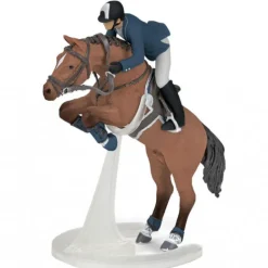 Cheval de saut d'obstacles et son cavalier 51562<Papo Shop