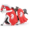 Cheval du chevalier rouge à la lance, figurine 39781<Papo Cheap