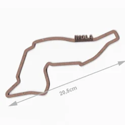 Circuit automobile _ Imola _ décoration murale en bois<Vitrine du Monde Collection Cheap