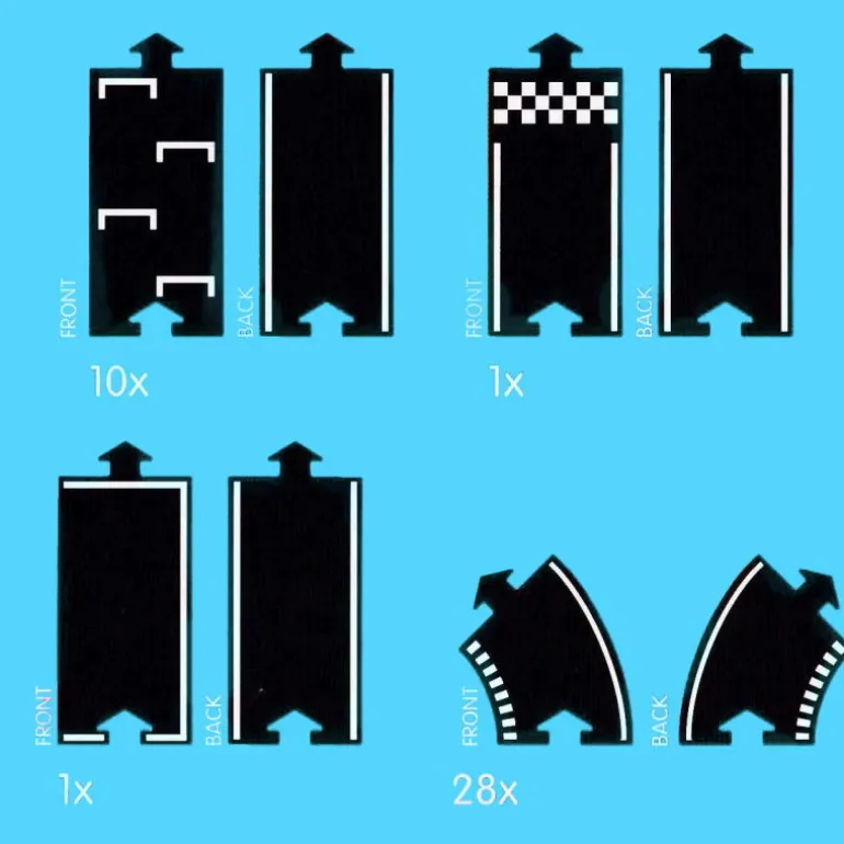 Circuit de route flexible Waytoplay, coffret Zandvoort 40 pcs<Waytoplay Toys New
