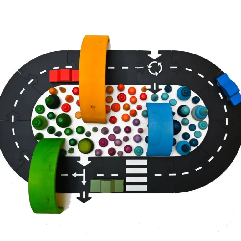 Circuit de route flexible Waytoplay, coffret périphérique 12 pcs<Waytoplay Toys Cheap