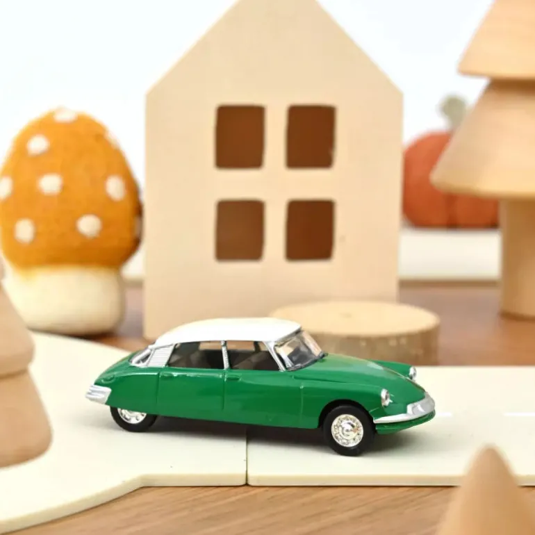 Citroën DS 19 1958 Verte avec toit blanc classic - 1/58<NOREV Flash Sale