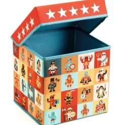 Coffre à jouets siège pour enfant "Stars" 4489<Djeco Outlet