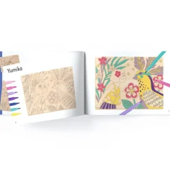 Coffret coloriage sur bois "Sweet girls" 8738<Djeco Cheap