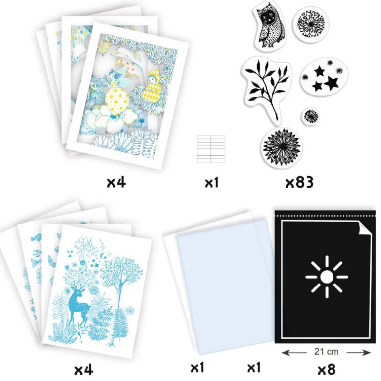 Coffret cyanotype "Au clair de la lune" 9342<Djeco Best