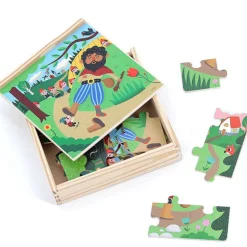 Coffret de 4 puzzles en bois "Le petit poucet" Ingela P. Arrhenius - 7631<VILAC Cheap