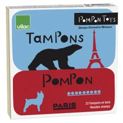 Coffret de tampons de l'artiste sculpteur Pompon 9105<VILAC Flash Sale