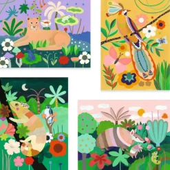 Coffret peinture 3D "Forêt tropicale" 8968<Djeco Fashion
