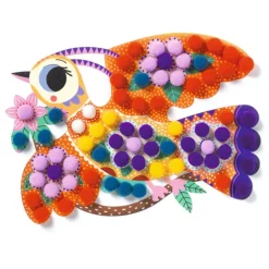 Coffret Silhouettes et pompons "Panachés" 0070<Djeco Sale