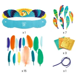 Coiffe d'Indien à créer "Rio" DIY 7926<Djeco Shop