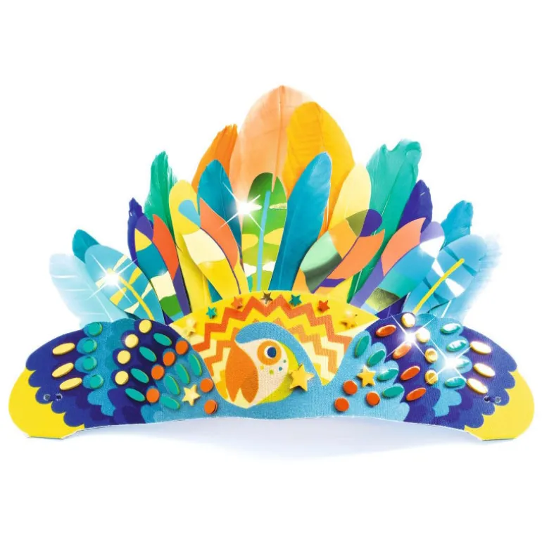 Coiffe d'Indien à créer "Rio" DIY 7926<Djeco Shop