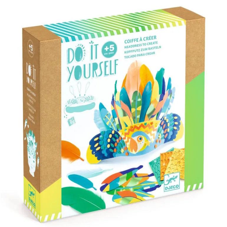Coiffe d'Indien à créer "Rio" DIY 7926<Djeco Shop