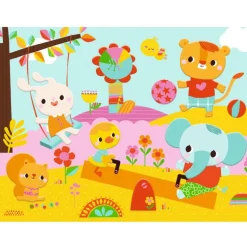 Collages pour les tout-petits "La journée" 9873<Djeco Cheap