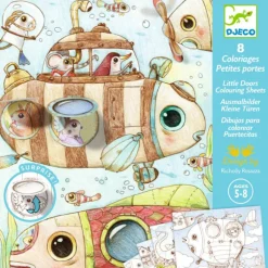 Coloriage à fenêtres "Le voyage de Malo" 9684<Djeco Flash Sale