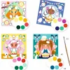 Coloriage velours Zoizos, loisir créatif DJO 9621<Djeco Fashion