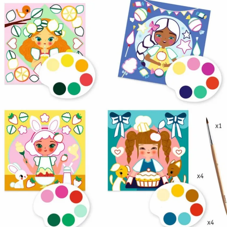 Coloriage velours Zoizos, loisir créatif DJO 9621<Djeco Fashion