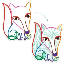 Coloriages à révéler "Animaux de la forêt" 0063<Djeco Clearance