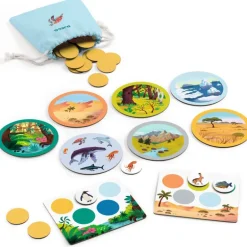 Cool School "Naturo Mondo" jeu de loto des animaux et de leur milieu naturel 0810<Djeco Discount