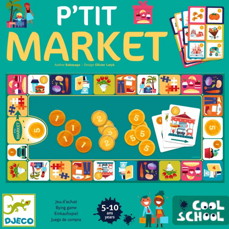 Cool School "P'tit Market", jeu d'achat 8533<Djeco Cheap