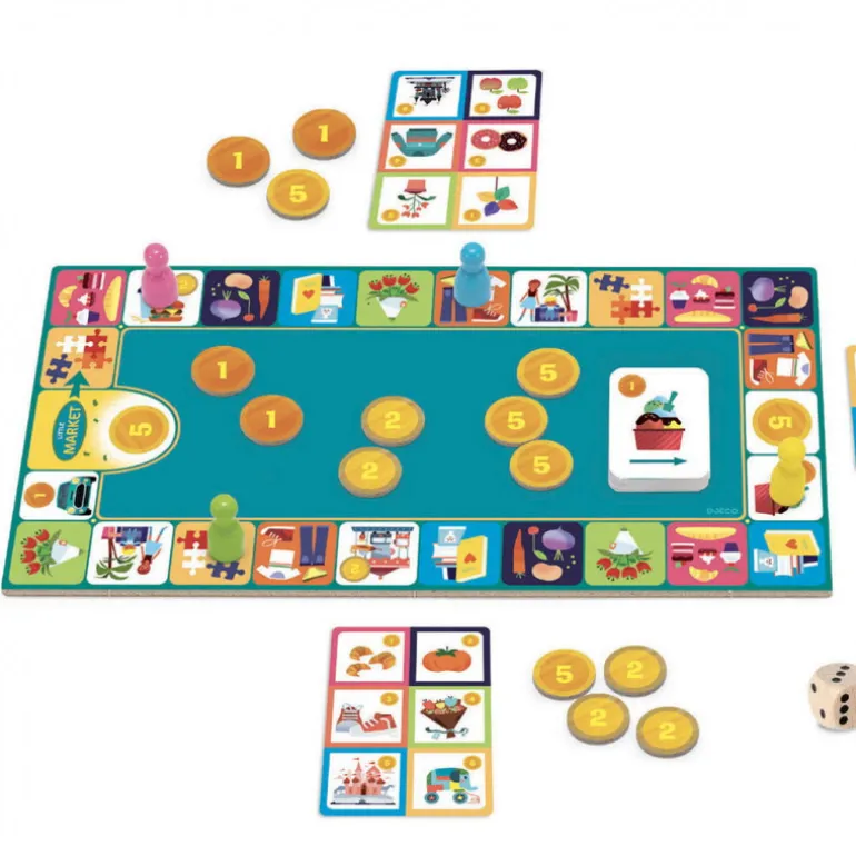 Cool School "P'tit Market", jeu d'achat 8533<Djeco Cheap