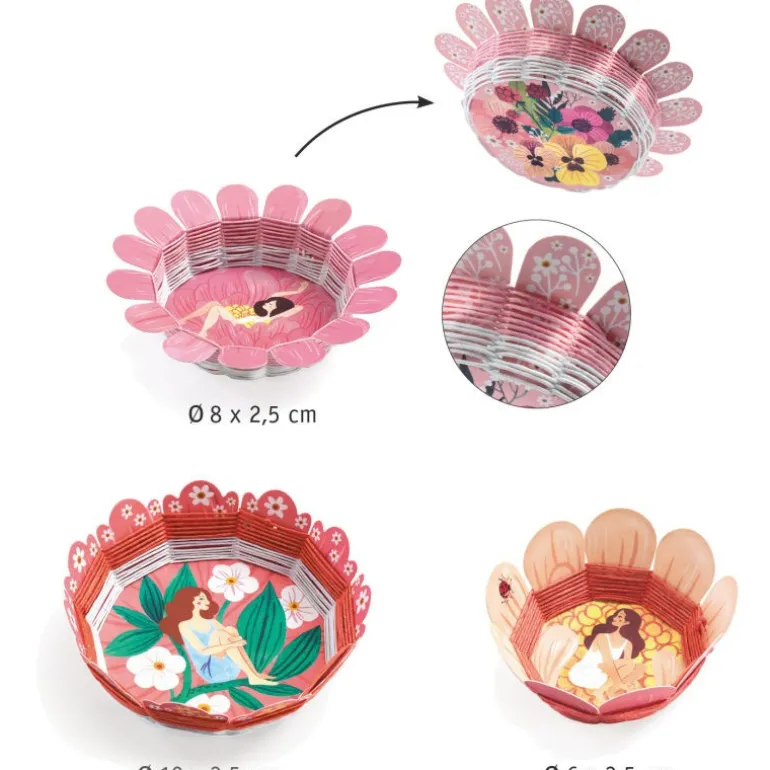 Corbeilles à tresser "Floraison" DIY 7952<Djeco Cheap