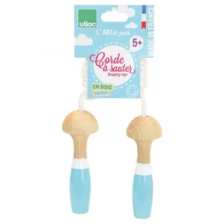 Corde à sauter en bois laqué bleue 3008B<VILAC Shop
