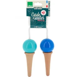 Corde à sauter "glace bleue" en bois laqué 3012B<VILAC Online