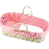 Couffin avec garnissage "Corail étoilé" pour poupée de 36 à 48 cm<Petitcollin Fashion