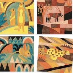 Crayons de cire aquarellables "Désert" 9373 inspired by Paul Klee<Djeco New