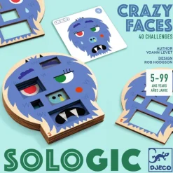 CRAZY FACES Jeu Sologic de 8591<Djeco Sale