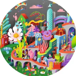 Crazy Town, Puzzle observation 200 pcs 7462<Djeco Best
