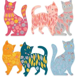 Créer avec du papier "Les jolis chats d'Elodie" 0079<Djeco Flash Sale