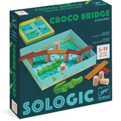 CROCO BRIDGE - Jeu Sologic de 0816<Djeco Shop