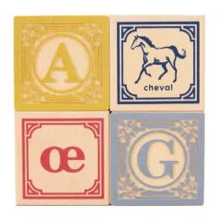 Cubes alphabet<Uncle Goose Cheap