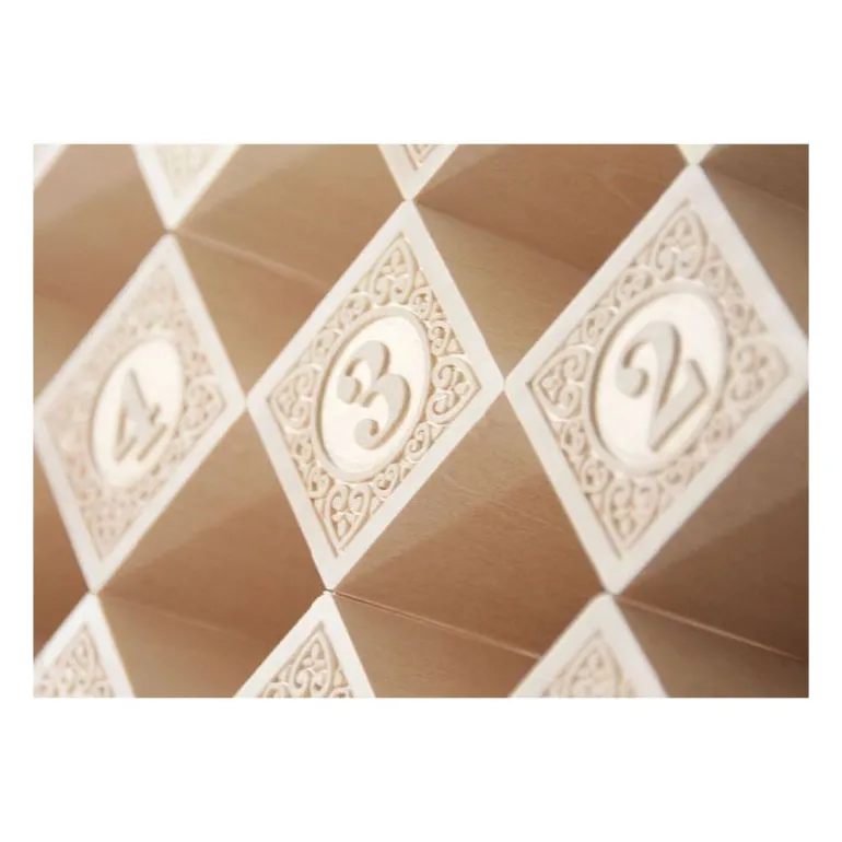 Cubes 'chiffres' en bois naturel<Uncle Goose Shop