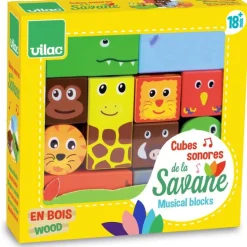 Cubes sonores de la Savane 2101<VILAC Hot