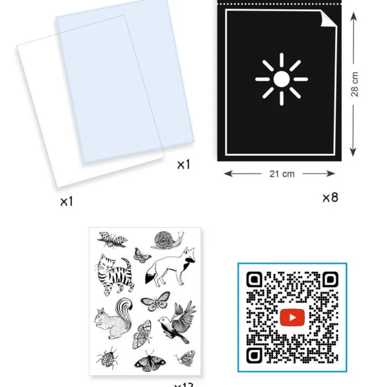Cyanotype - kit d'initiation 9339<Djeco Best Sale