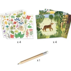 Décalcomanies "Candides" 9375 inspired by Le Douanier Rousseau<Djeco Online