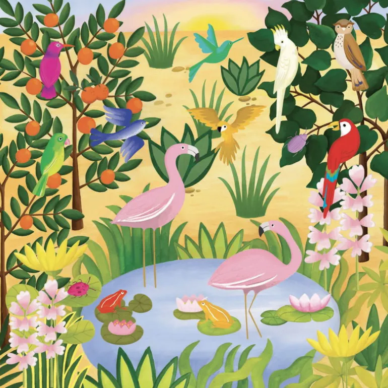 Décalcomanies "Candides" 9375 inspired by Le Douanier Rousseau<Djeco Online