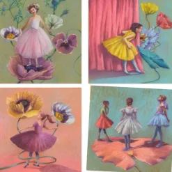Dessin au pastel "Ballerines" 9381 inspired by Edgar Degas<Djeco Hot