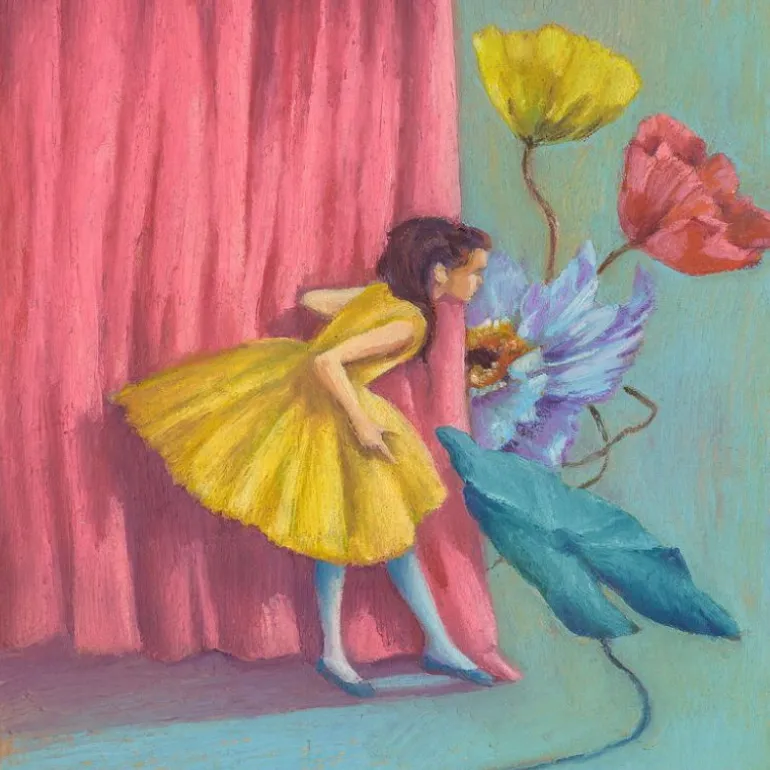 Dessin au pastel "Ballerines" 9381 inspired by Edgar Degas<Djeco Hot