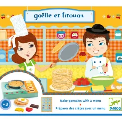 Dinette crêpes Gaelle et Titouan 6530<Djeco Discount